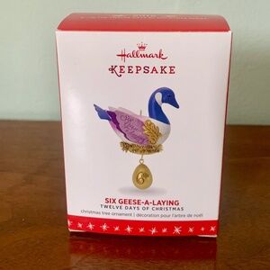 Hallmark Keepsake 2016 Six Geese-A-Laying Twelve Days of Christmas